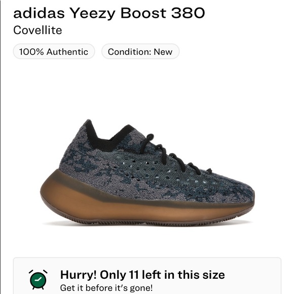 Adidas Yeezy Boost 380 “Covellite” (Gs) - Picture 13 of 13